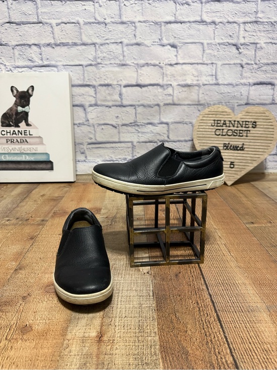 Birkenstock Shoes - Birkenstock Oswego Black Natural Leather shoes Regular Width 39 8-8.5